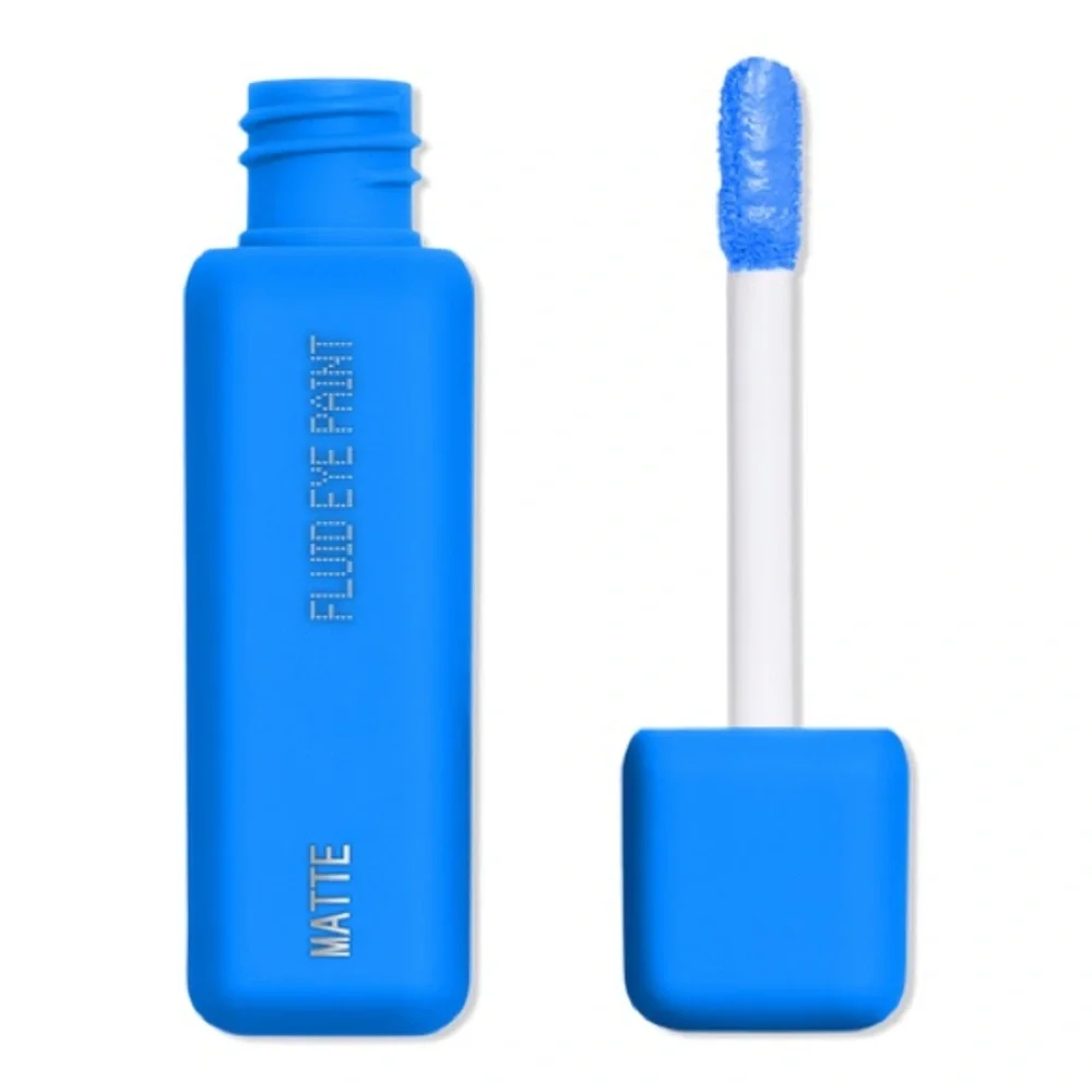 ABOUT-FACE MATTE FLUID EYE PAINT VEGAN EYESHADOW Blue Monday NEW IN BOX